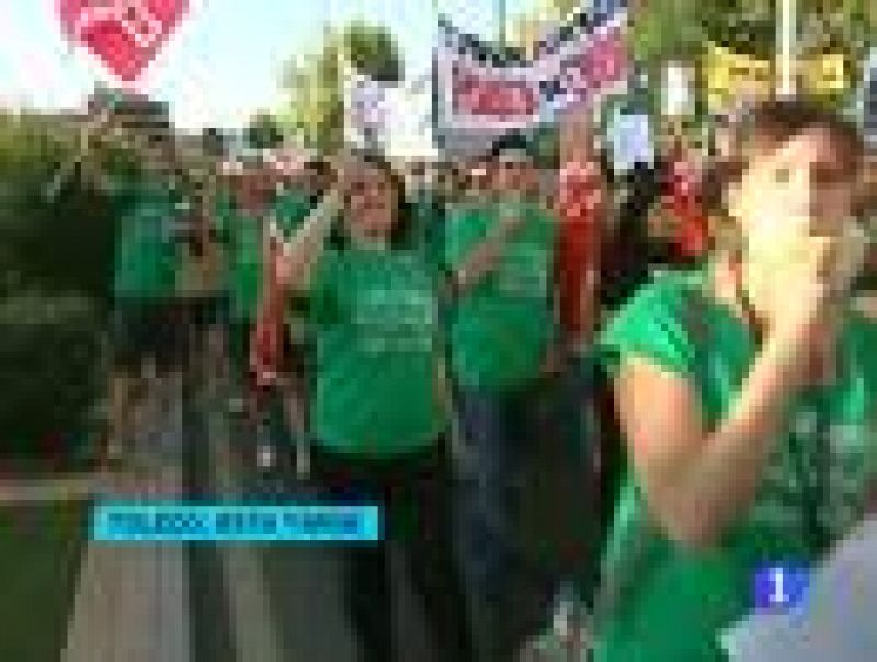 Huelga de la enseñanza en Castilla La Mancha y en Madrid.  