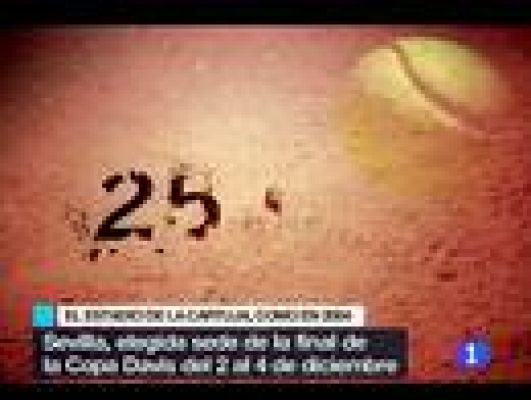 Telediario 1 - RFET apuesta por Sevilla para Davis