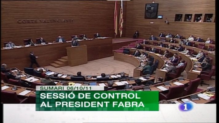 L'informatiu - Comunitat Valenciana - L'Informatiu-Comunitat Valenciana - 06/10/11