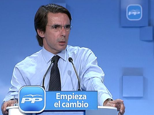  - Aznar: "La primera reforma debe ser recuperar la normalidad"