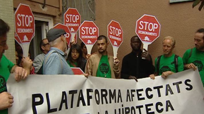 Telediario 1 - Máximo histórico de desahucios