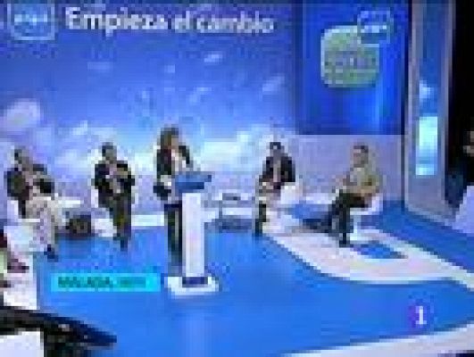 Telediario 1 - El PP dosifica su programa y sólo anuncia algunas propuestas en la convención