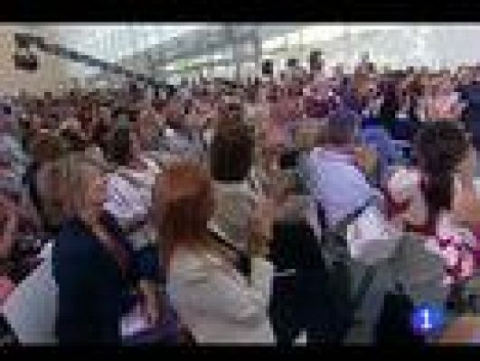 Telediario 1 - El PSOE amarra a 19 mujeres como primeras de lista y candidatas al Congreso y al Senado