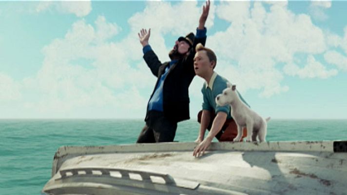 Telediario 1 - Tintín en los cines