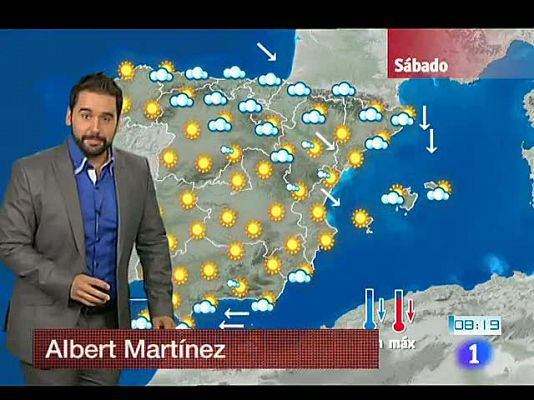 El tiempo - Viento, descenso de las temperaturas y lluvias en el norte