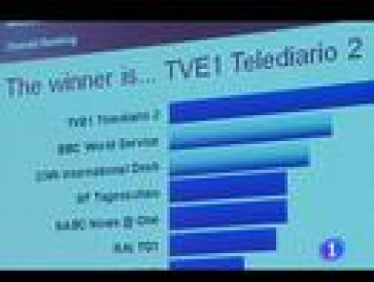 Telediario 1 - El TD2  gana el Global Peace Award