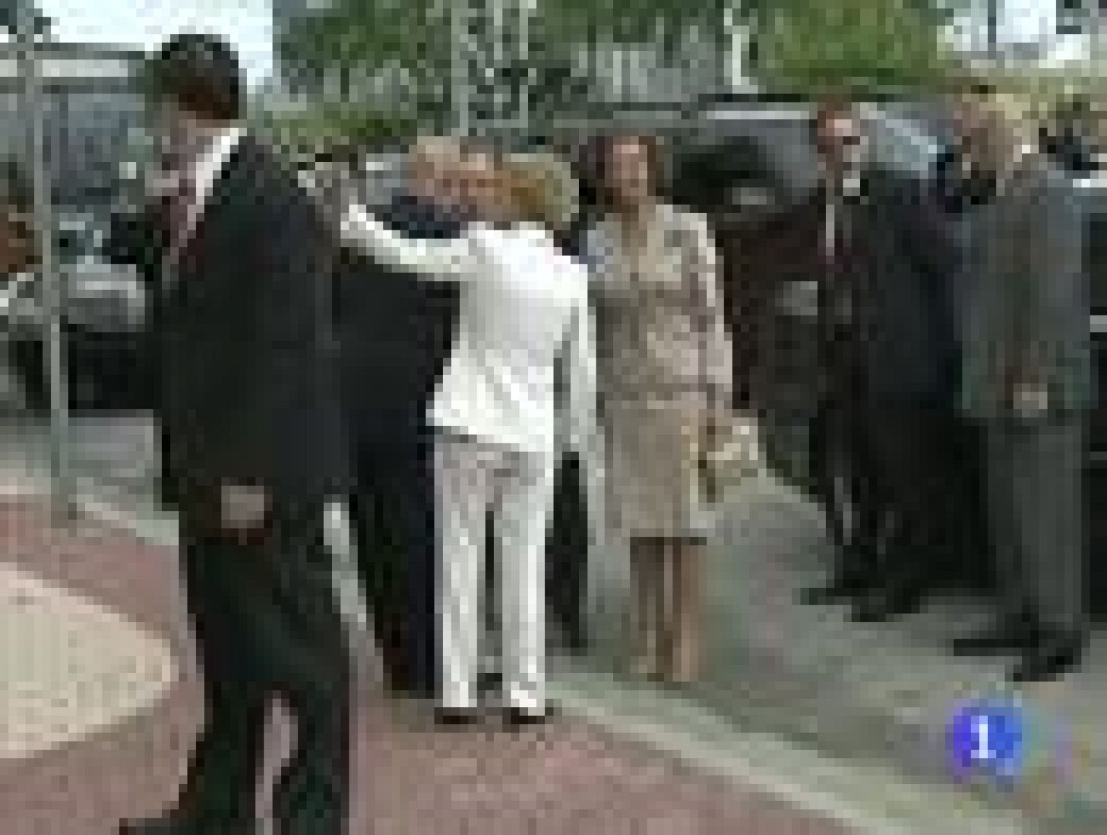 Reunión de la reina Sofía con la comunidad española en Haití