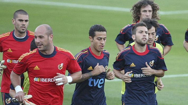 Telediario 1 - Del Bosque apuesta por Valdés