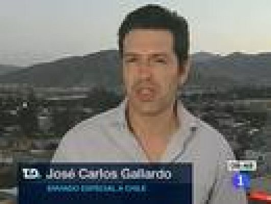 Telediario 1 - Los "33 de Atacama" vuelven a la mina San José un año después