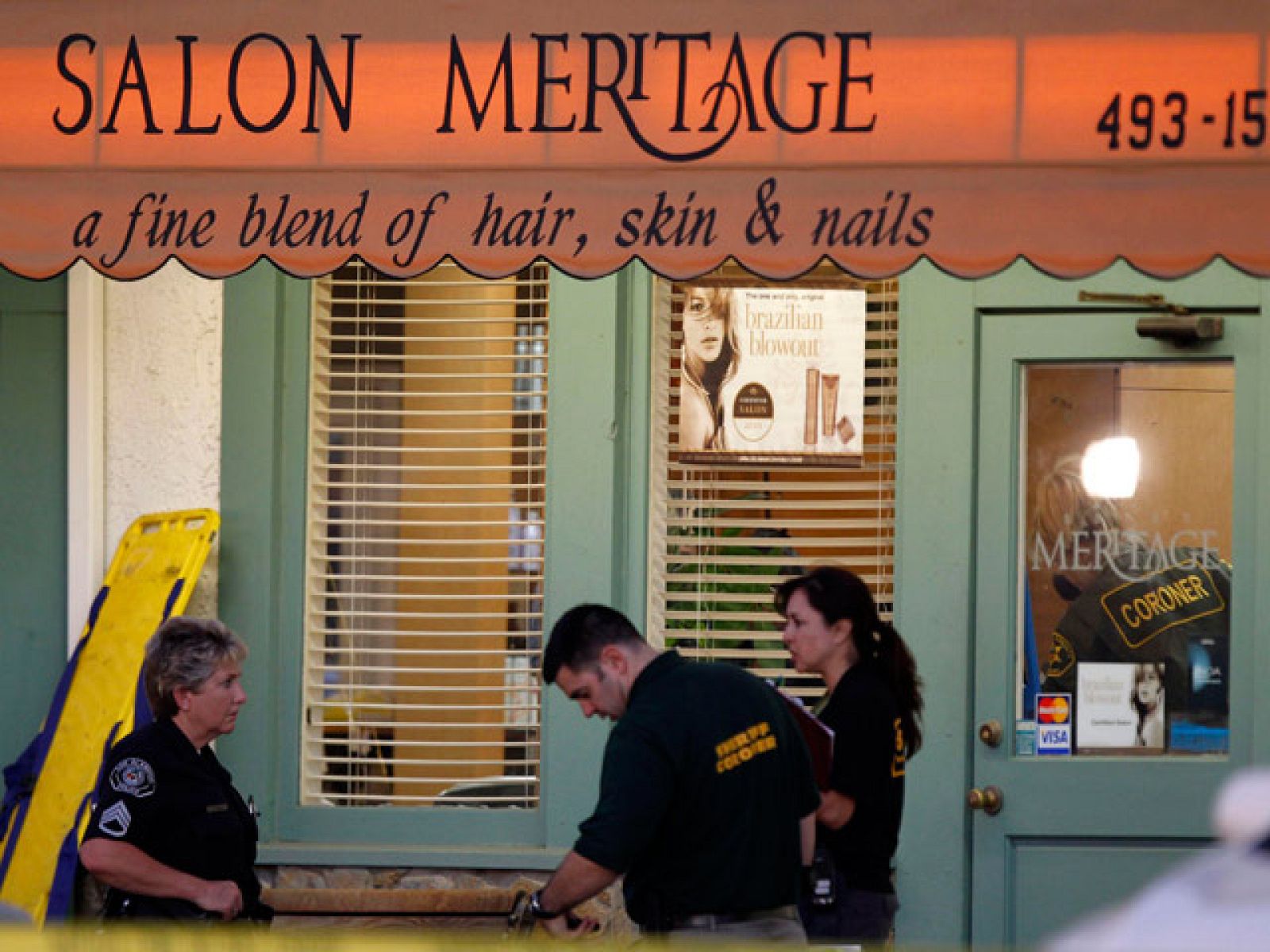 Ocho muertos y un herido en un tiroteo en un salón de belleza de California 