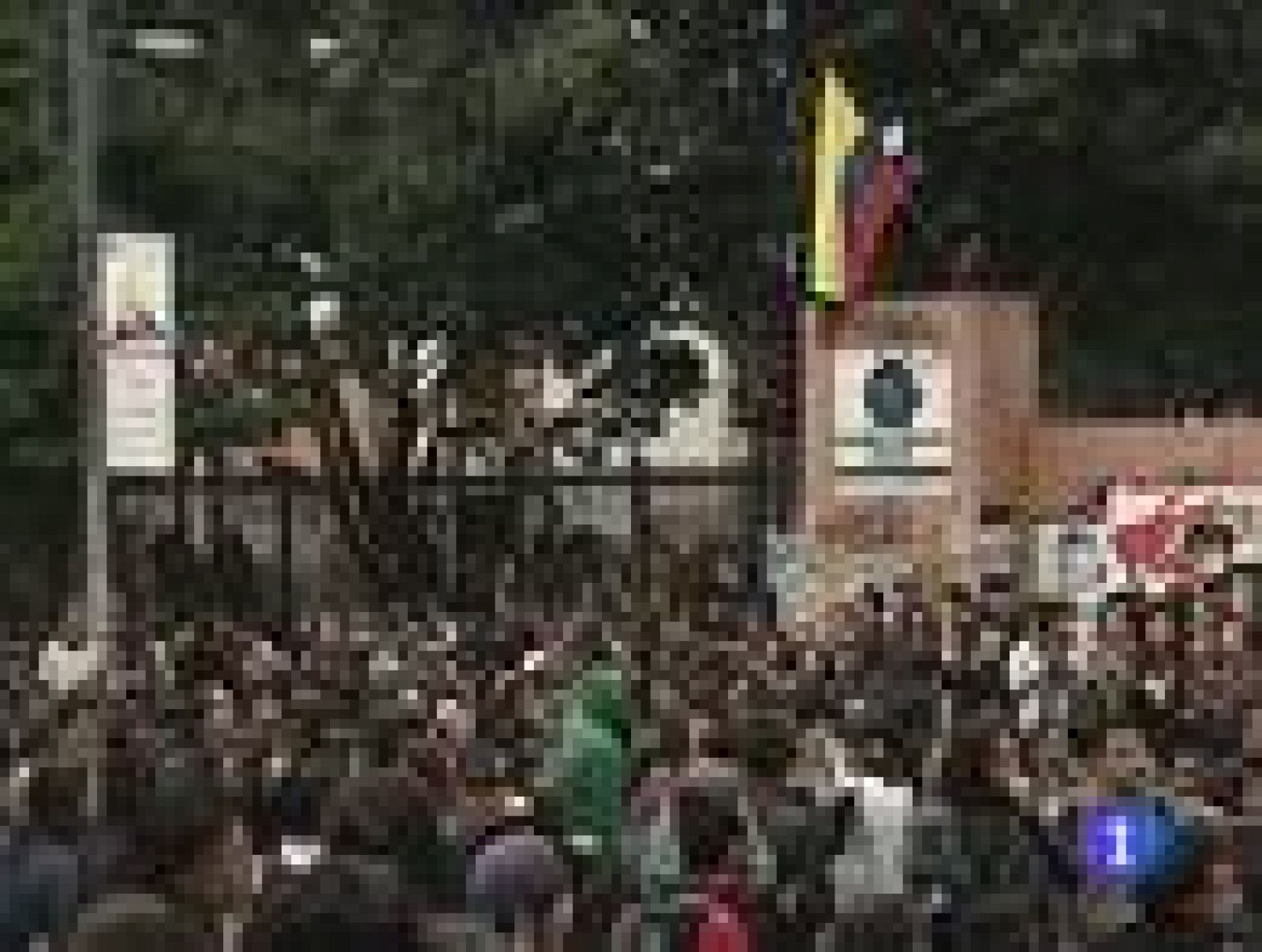 Telediario 1: La universidad pública colombiana comienza una huelga indefinida | RTVE Play