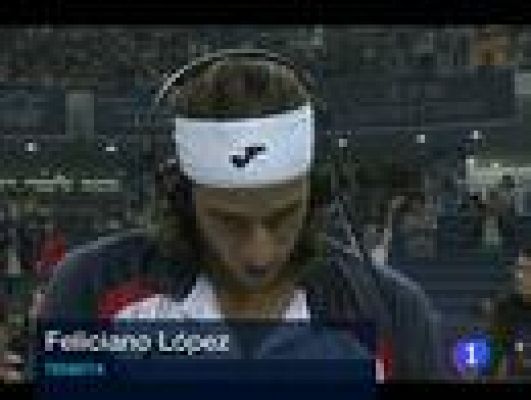 Telediario 1 - Ferrer y "Feli", adelante en Shanghái