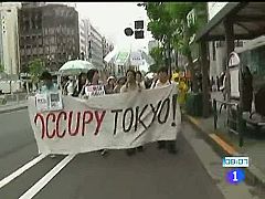Los indignados de Tokio salen a la calle el 15-O