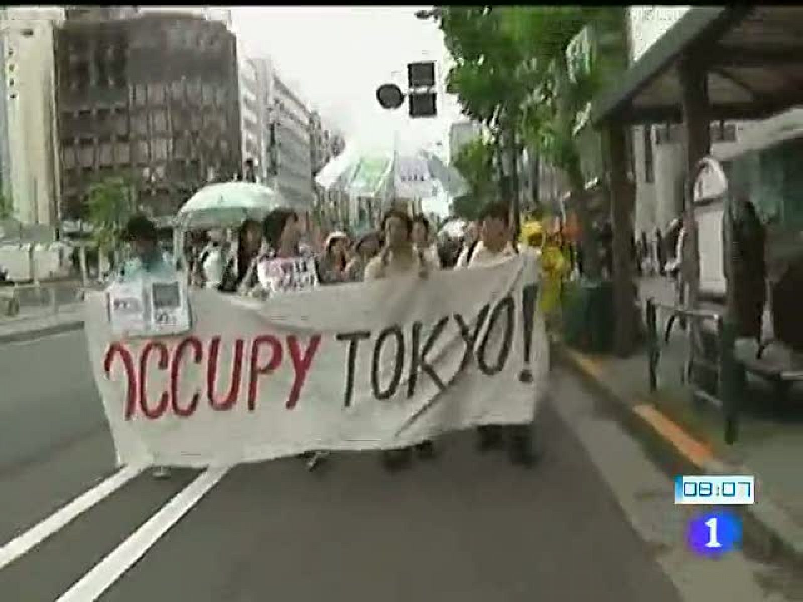 Los indignados de Tokio salen a la calle el 15-O