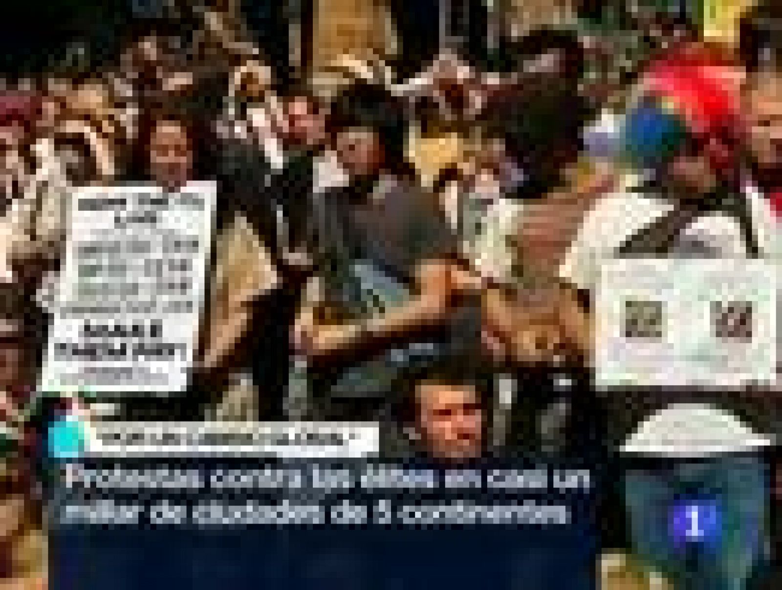 Telediario 1 en cuatro minutos - 15/10/11