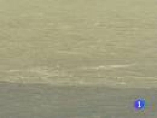 Telediario 1 - Erupción a 150 metros de la superfi