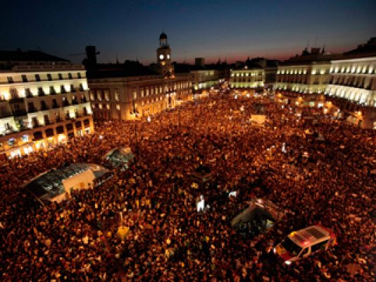 LAB RTVE - Resumen de una jornada de 'indignación' en Sol