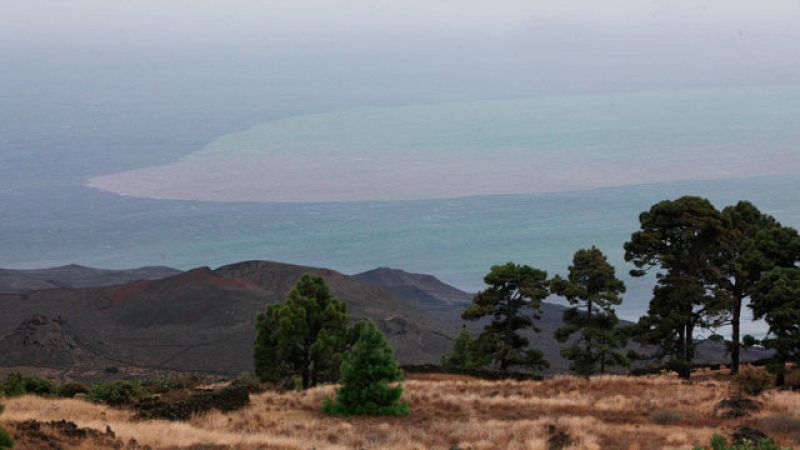 En El Hierro cada vez se aprecia más la erupción volcánica