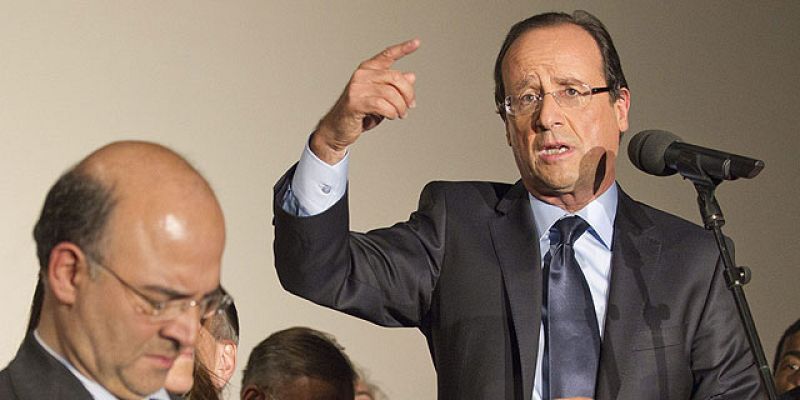 Telediario 1 - Hollande se enfrentará a Sarkozy en 2012 tras vencer a Aubry en las primarias