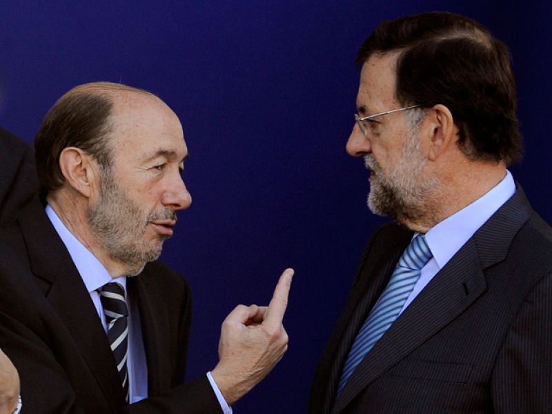  Un único debate cara a cara entre Rajoy y Rubalcaba