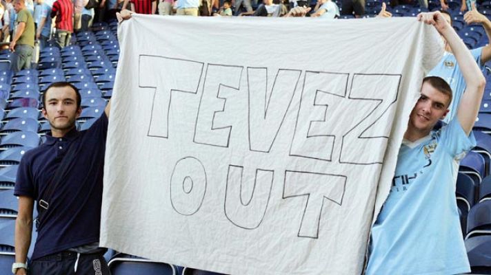 Champions League - Tévez, se rompe un icono del City