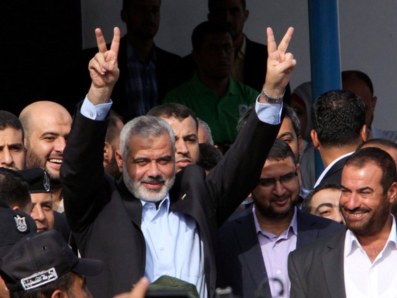 Llegan a Gaza los presos palestinos liberados por Israel a cambio de Gilad Shalit.