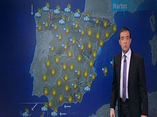 El tiempo - Lluvia en el norte y Cataluña
