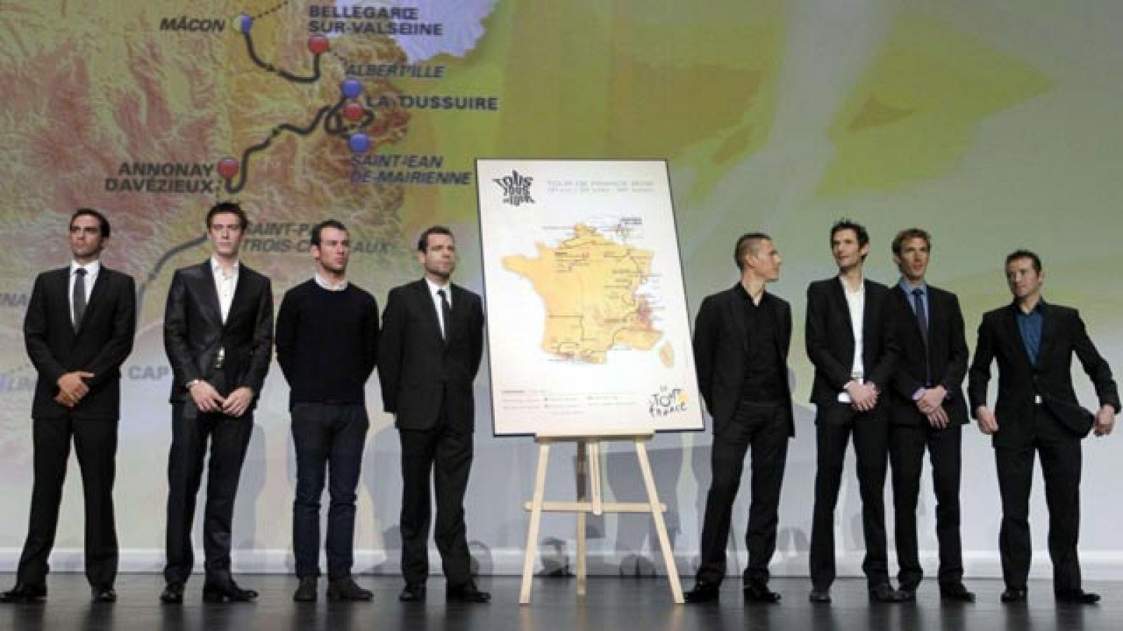 El Tour de Francia 2012 se ha presentado, pero no ha habido novedades respecto al recorrido que se hizo público días antes por un error informático
