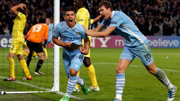 Champions League - Agüero mata al Villarreal (2-1)