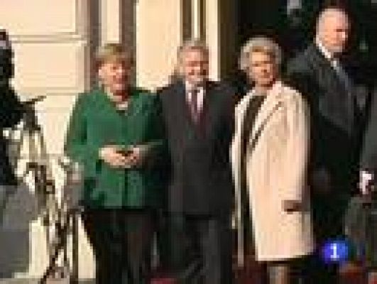 Telediario 1 - Trichet deja el BCE