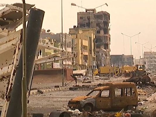 Telediario 1 - La guerra de Gadafi