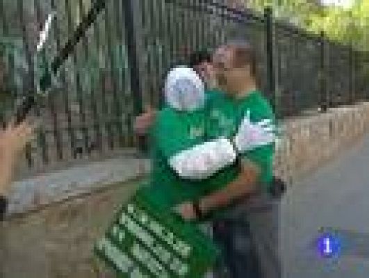 Telediario 1 - Sexta jornada de huelga en Madrid