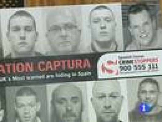 Telediario 1 - Se buscan fugitivos