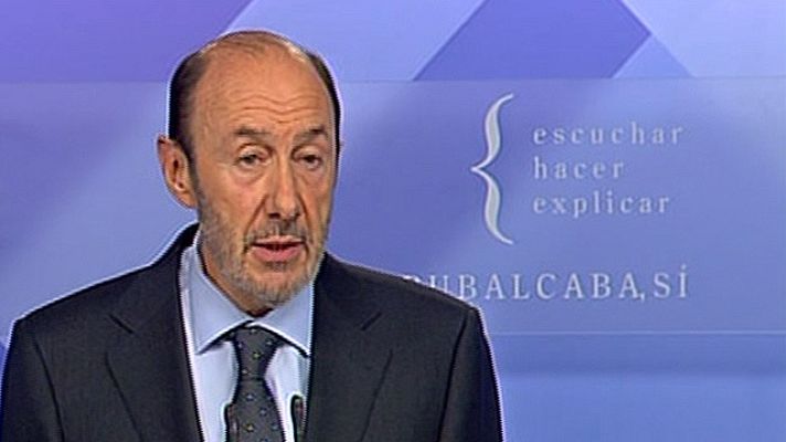  - Rubalcaba: "ETA no es protagonista"