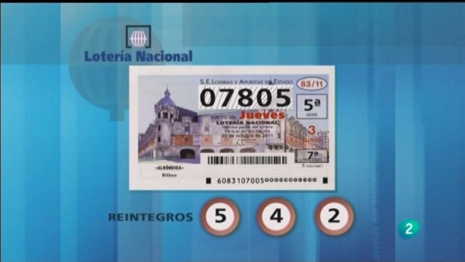 Loterías: Lotería diaria - 20/10/11 | RTVE Play