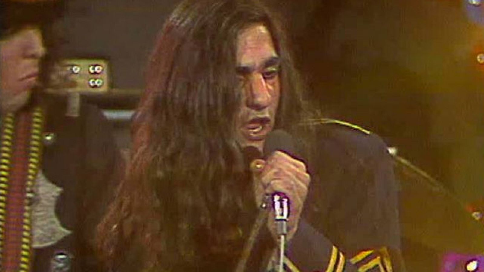 Antonio Flores con Barón Rojo en 'Aplauso' (1982)