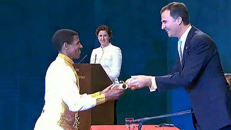 Gebrselassie, Premio Príncipe de Asturias 