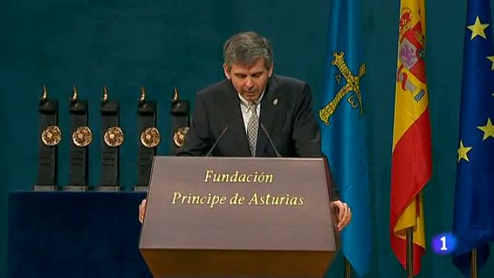 Premios Príncipe de Asturias-Discurso de Arturo Álvarez-Buylla 