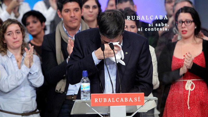 Patxi López rompe a llorar en un emotivo discurso en San Sebastián