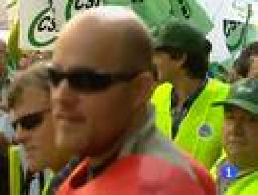 Telediario 1 - La marea verde inunda Madrid