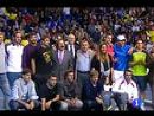 El tenis homenajea a Andrés Gimeno