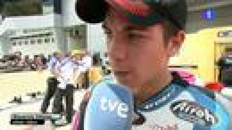 Maverick Viñales ha mostrado su alegría tras la victoria en la carrera del GP de Malasia.