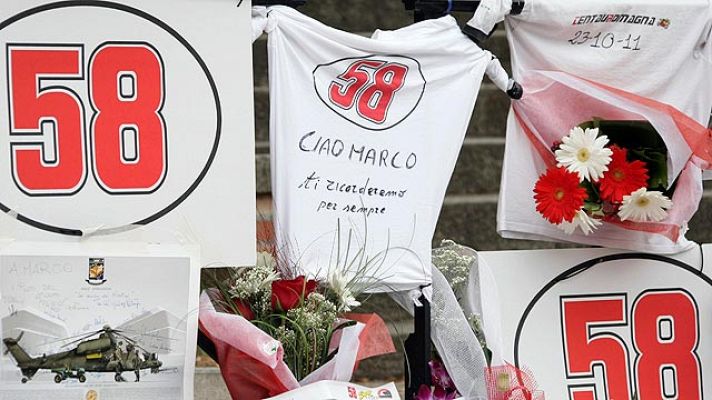 Telediario 1 - Simoncelli ya está en Italia