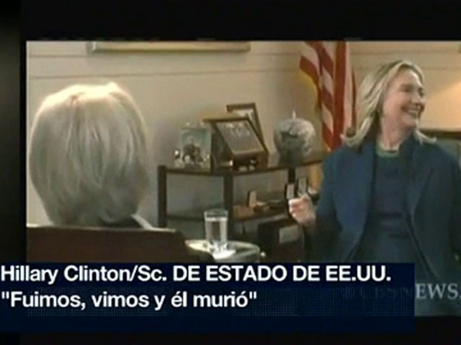 Hillary Clinton celebra entre risas la muerte de Gadafi: "Fuimos, vimos y él murió"