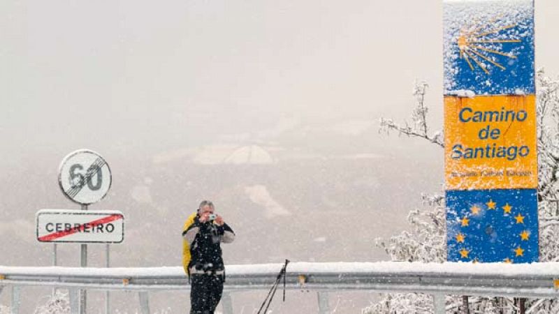 Más Gente - Cae la primera nevada de otoño en Lugo