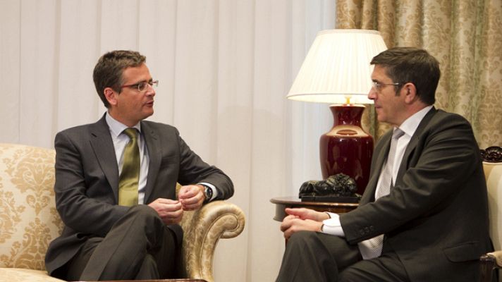 Telediario 1 - Reunión del lehendakari con el PP