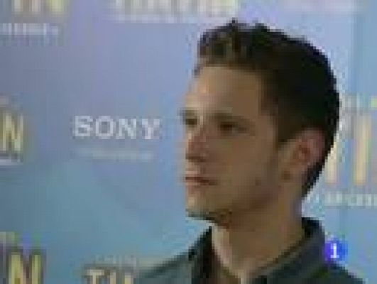 Telediario 1 - Jamie Bell presenta 'Las aventuras de Tintín' en Madrid