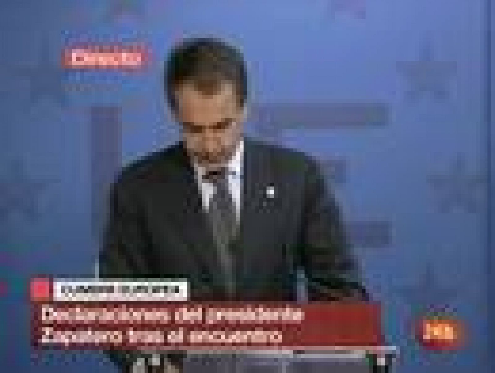 Informativo 24h: Zapatero: "Cinco bancos españoles necesitarán 17.000 millones de euros netos para afrontar su recapitalización" | RTVE Play