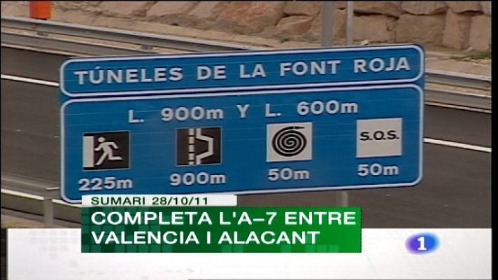 L'informatiu - Comunitat Valenciana - L'Informatiu-Comunitat Valenciana - 28/10/11