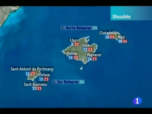 Informatiu Balear - El temps a les Illes Balears - 28/10/11